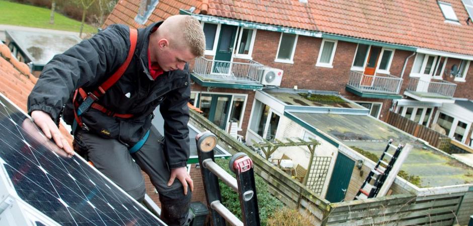 Plaatsen zonnepanelen - duurzame energie