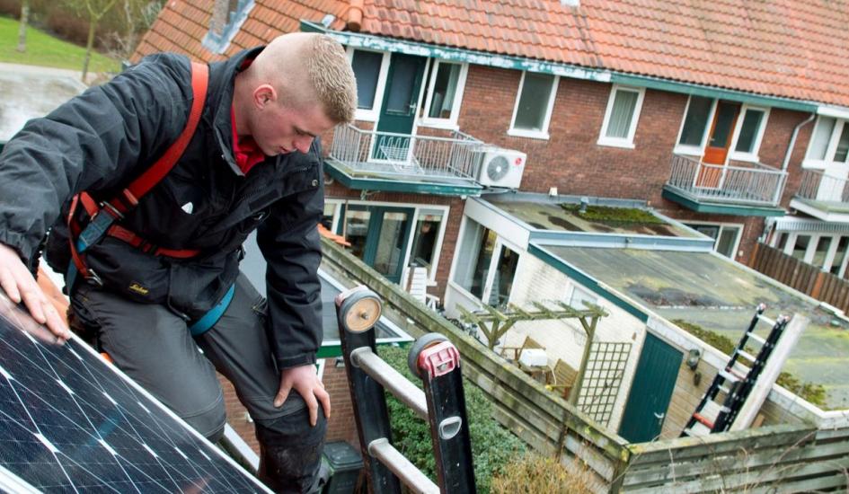 Plaatsen zonnepanelen - duurzame energie